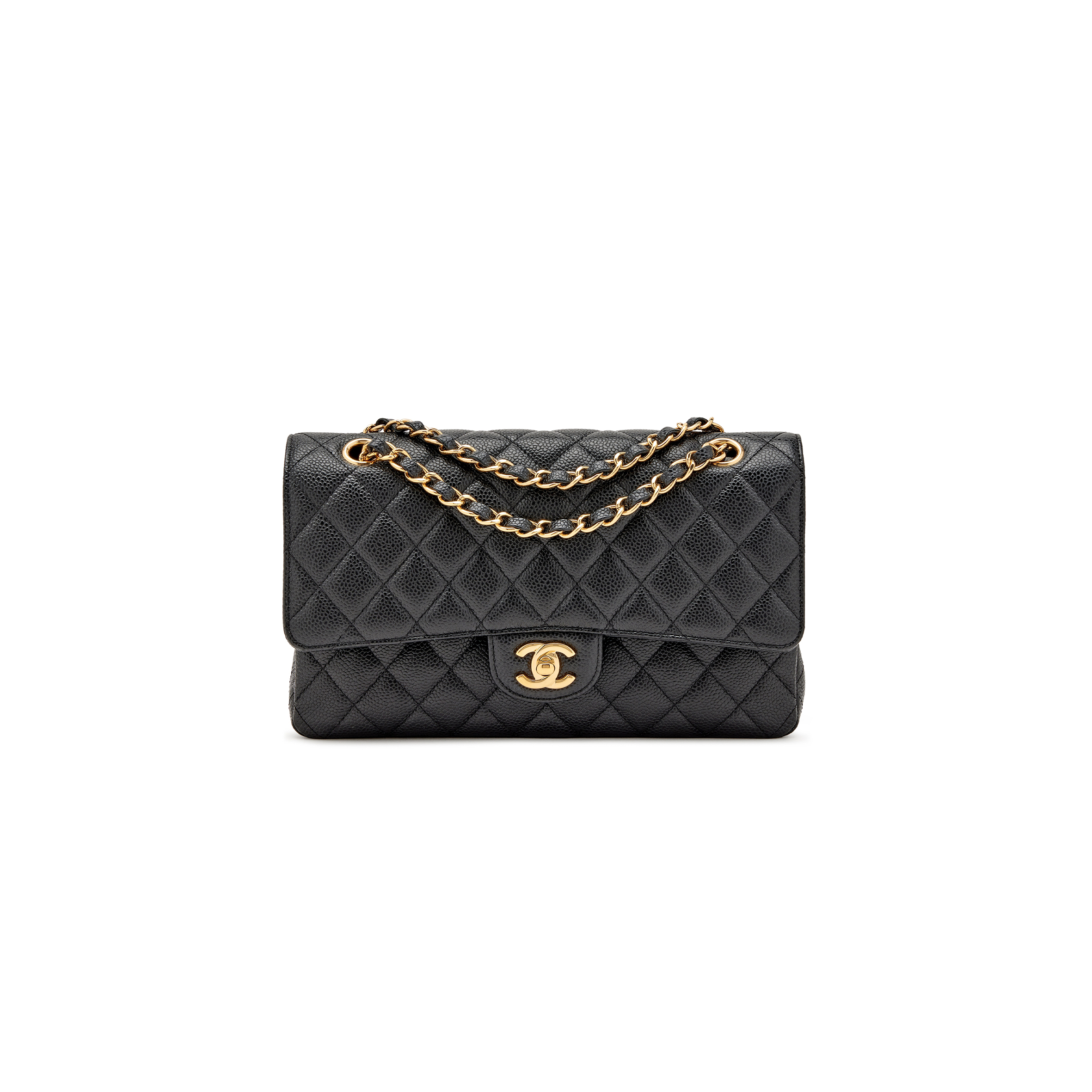 CHANEL CAVIAR QUILTED MEDIUM CLASSIC FLAP 1362014 (25*15*7cm)